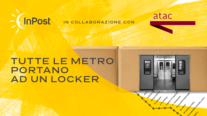 All roads lead to… a locker: next InPost stop is in the Rome underground.