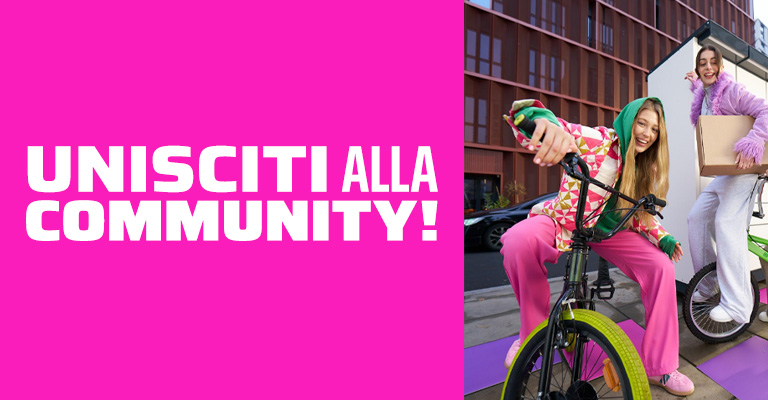 Unisciti alla Community!
