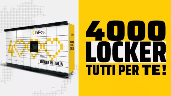 From today we are in 4,000 lockers and with one more service!