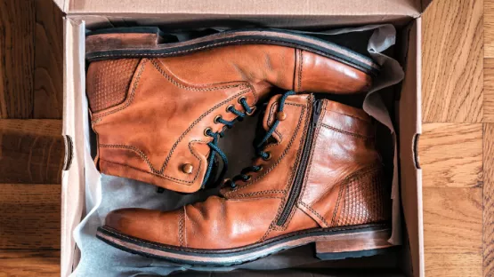 Scarpe in una scatola
