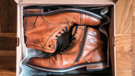 Scarpe in una scatola