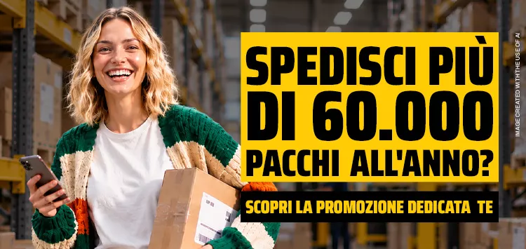 Scopri la promozione InPost dedicata alle aziende che fanno più di 60.000 spedizioni all'anno