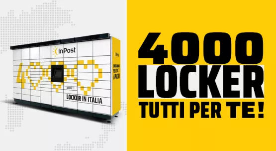 From today we are in 4,000 lockers and with one more service!