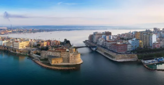 Veduta di Taranto dall'alto